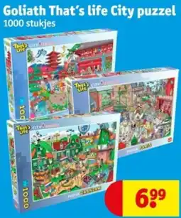 Kruidvat Goliath That's life City puzzel aanbieding