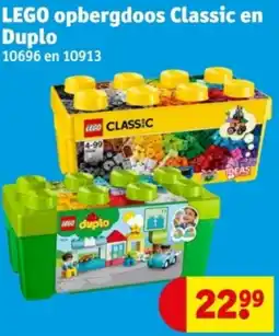 Kruidvat LEGO opbergdoos Classic en Duplo aanbieding