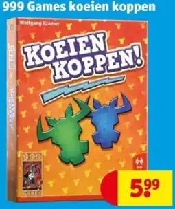 Kruidvat 999 Games koeien koppen aanbieding