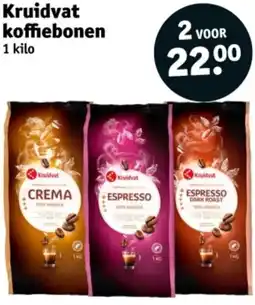 Kruidvat Kruidvat koffiebonen aanbieding