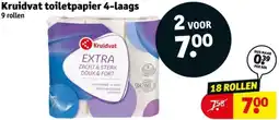 Kruidvat Kruidvat toiletpapier 4-laags aanbieding
