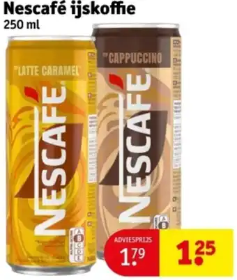 Kruidvat Nescafé ijskoffie aanbieding