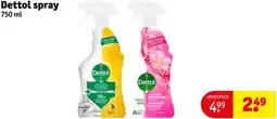 Kruidvat Dettol spray aanbieding