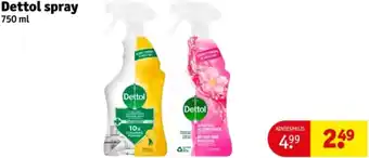 Kruidvat Dettol spray aanbieding