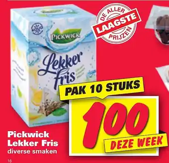 Nettorama Pickwick Lekker Fris aanbieding