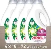 Bol.com 4x Ariel Vloeibaar Wasmiddel Extra Color Care 18 Wasbeurten 810 ml aanbieding