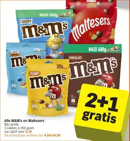 Albert Heijn Alle M&M's en Maltesers aanbieding