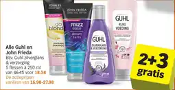 Albert Heijn Alle Guhl en John Frieda aanbieding
