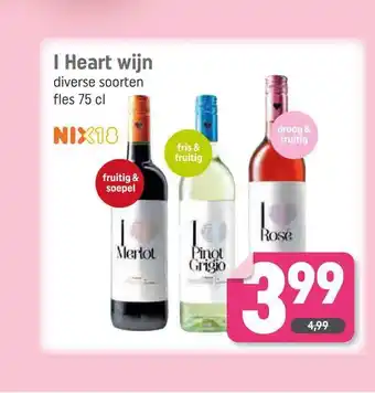 Dagwinkel I Heart Wijn aanbieding