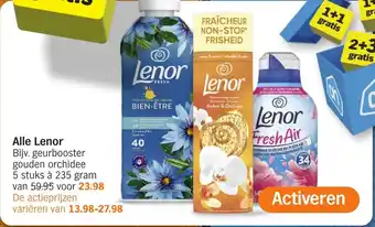 Albert Heijn Alle Lenor aanbieding