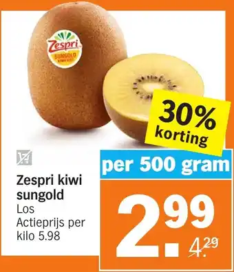 Albert Heijn Zespri kiwi sungold aanbieding