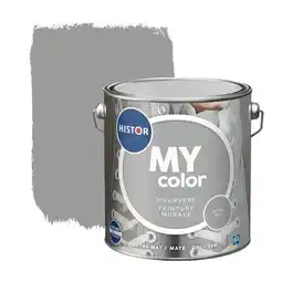 Praxis Histor muurverf My Color extra mat Steel Mill 2,5L aanbieding