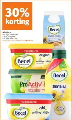 Albert Heijn Alle Becel aanbieding