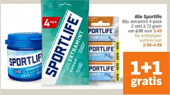 Albert Heijn Alle Sportlife aanbieding