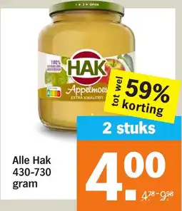 Albert Heijn Alle Hak aanbieding