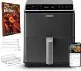 MediaMarkt COSORI DualBlaze XXL Heteluchtfriteuse Grijs aanbieding