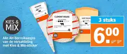Albert Heijn Alle AH Borrelkaasjes van de versafdeling met Kies & Mix-sticker aanbieding