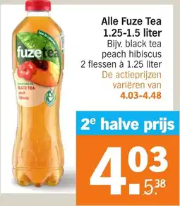 Albert Heijn Alle Fuze Tea aanbieding