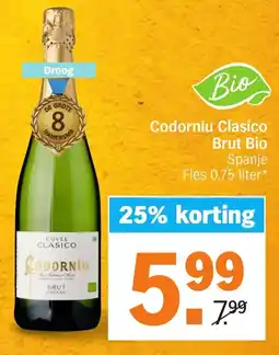 Albert Heijn Codorníu Clasico Brut Bio aanbieding