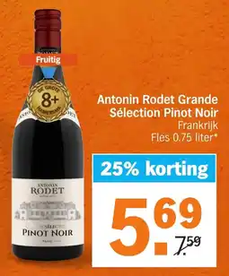 Albert Heijn Antonin Rodet Grande Sélection Pinot Noir aanbieding