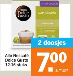 Albert Heijn Alle Nescafé Dolce Gusto aanbieding