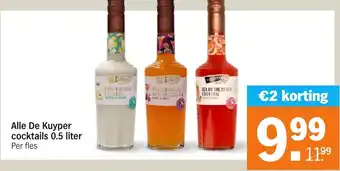 Albert Heijn Alle De Kuyper cocktails aanbieding