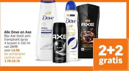Albert Heijn Alle Dove en Axe aanbieding