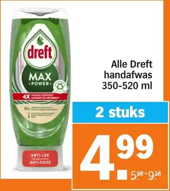 Albert Heijn Alle Dreft handafwas aanbieding