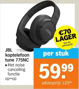 Albert Heijn JBL koptelefoon tune 775NC aanbieding