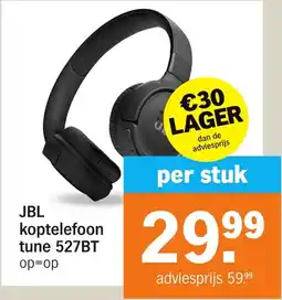 Albert Heijn JBL koptelefoon tune 527BT aanbieding