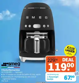 Albert Heijn Smeg T Filterkoffiemachine aanbieding
