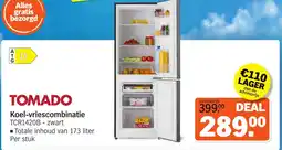 Albert Heijn Tomado Koel-vriescombinatie aanbieding