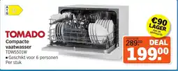 Albert Heijn Tomado Compacte vaatwasser aanbieding
