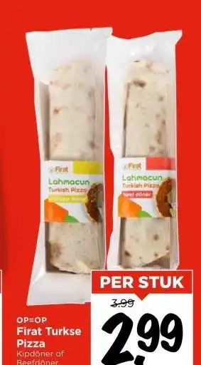 Vomar Voordeelmarkt Firat Turkse Pizza aanbieding