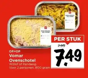 Vomar Voordeelmarkt OP=OP Vomar Ovenschotel aanbieding