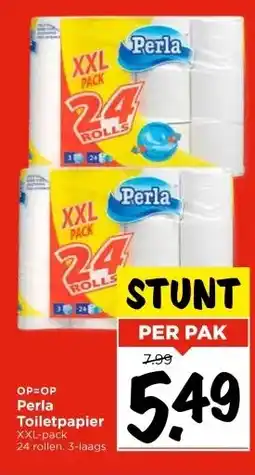 Vomar Voordeelmarkt Perla Toiletpapier aanbieding