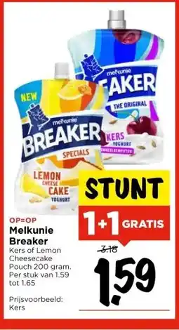 Vomar Voordeelmarkt OP=OP Melkunie Breaker aanbieding