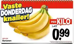 Vomar Voordeelmarkt Bananen aanbieding