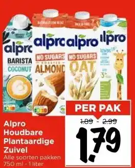 Vomar Voordeelmarkt Alpro Houdbare Plantaardige Zuivel aanbieding