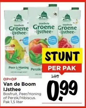 Vomar Voordeelmarkt Van de Boom IJsthee aanbieding