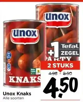 Vomar Voordeelmarkt Unox Knaks aanbieding