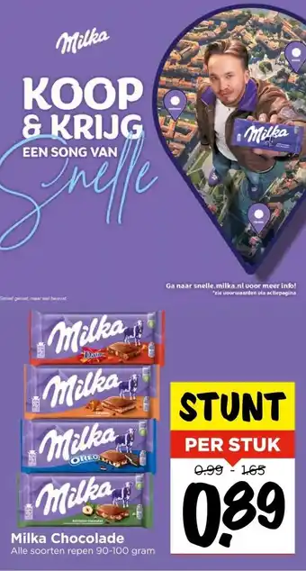 Vomar Voordeelmarkt Milka Chocolade aanbieding