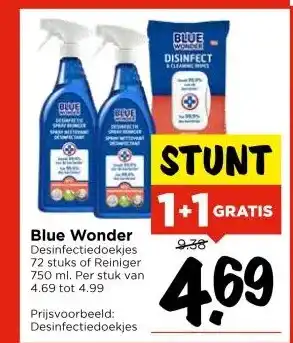 Vomar Voordeelmarkt Blue Wonder aanbieding