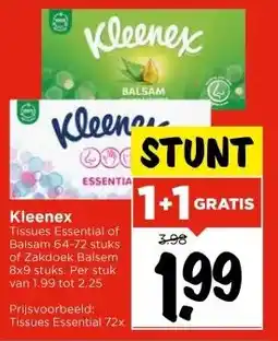 Vomar Voordeelmarkt Kleenex Tissues aanbieding