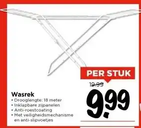 Vomar Voordeelmarkt Wasrek aanbieding
