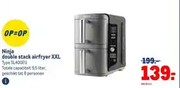 Makro Ninja double stack airfryer XXL aanbieding