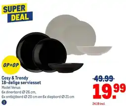 Makro Cosy & Trendy 18-delige serviesset aanbieding