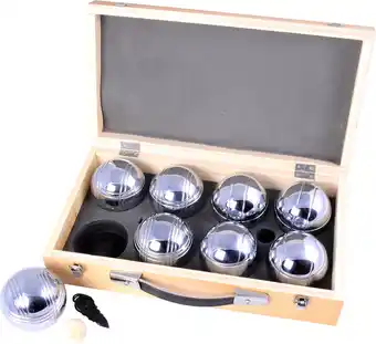 Bol.com Longfield Games Jeu De Boule 8 Ballen - In Houten Koffer aanbieding