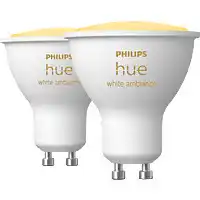 MediaMarkt PHILIPS HUE Spot GU10 WA 2-pack aanbieding