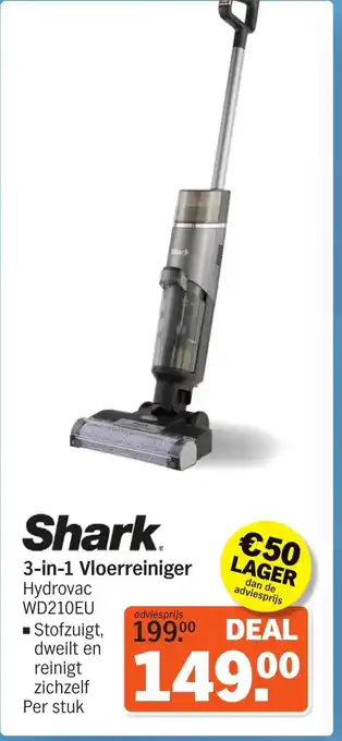 Albert Heijn Shark 3 in 1 Vloerreiniger aanbieding